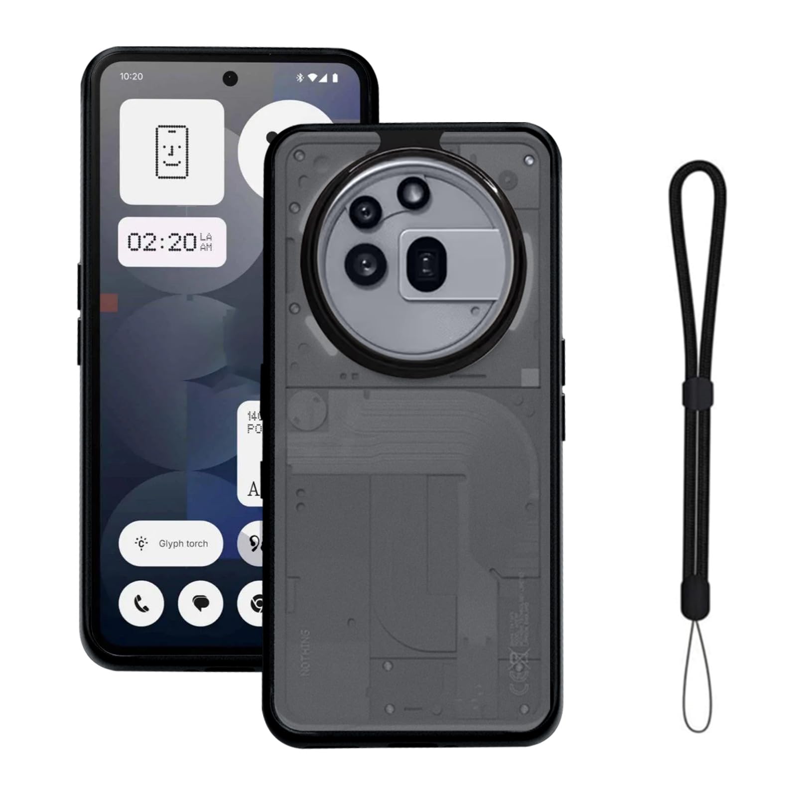 Amazon.com: NOUKAJU Case for Nothing Phone (3a) Pro, Frosted